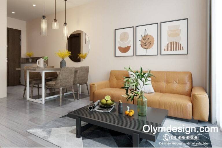 Read more about the article Thiết Kế Thi Công Căn Hộ 02 Ngủ, 54m2, Dự Án Green Park Phương Đông