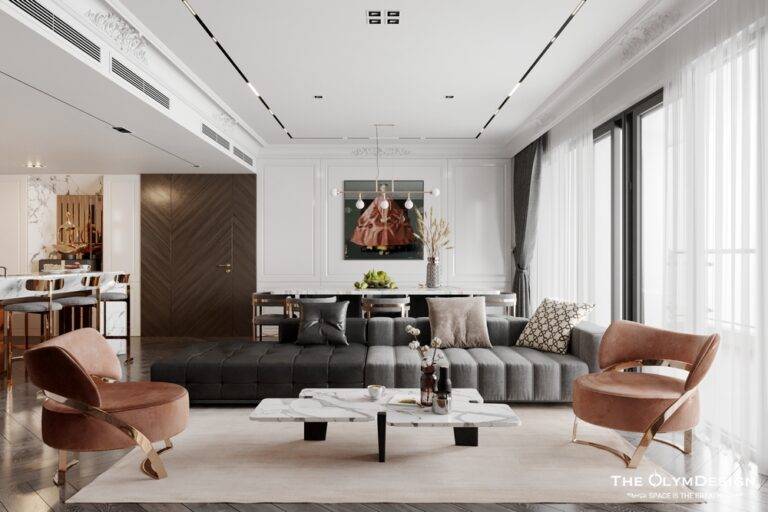 Read more about the article Thiết Kế Thi Công Căn Hộ 1809, 124M2, Chưng Cư 43 Lê Văn Lương, Hà Nội